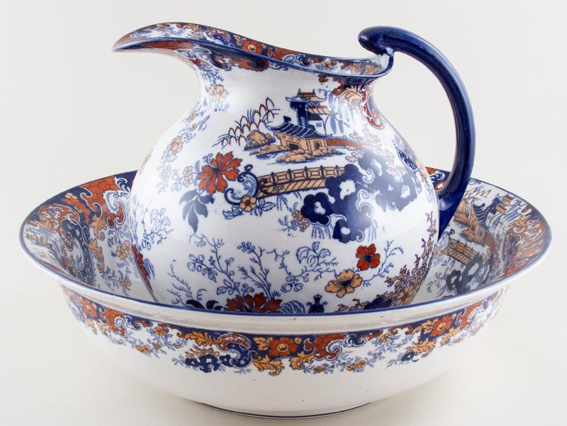 Ewer and Bowl c1900